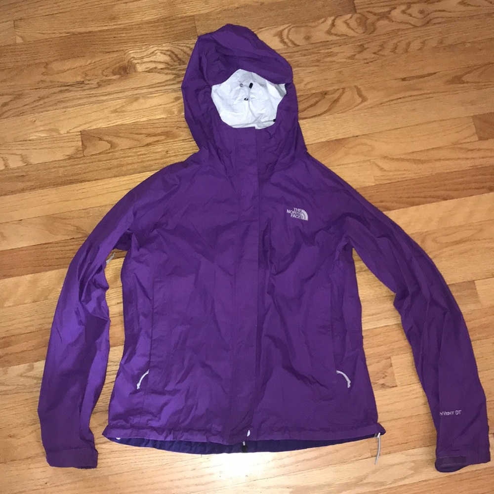 North Face rain coat